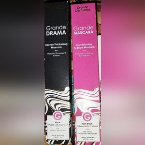 Grande Cosmetics Intense Thickening Mascara and Conditioning Peptide Mascara Set